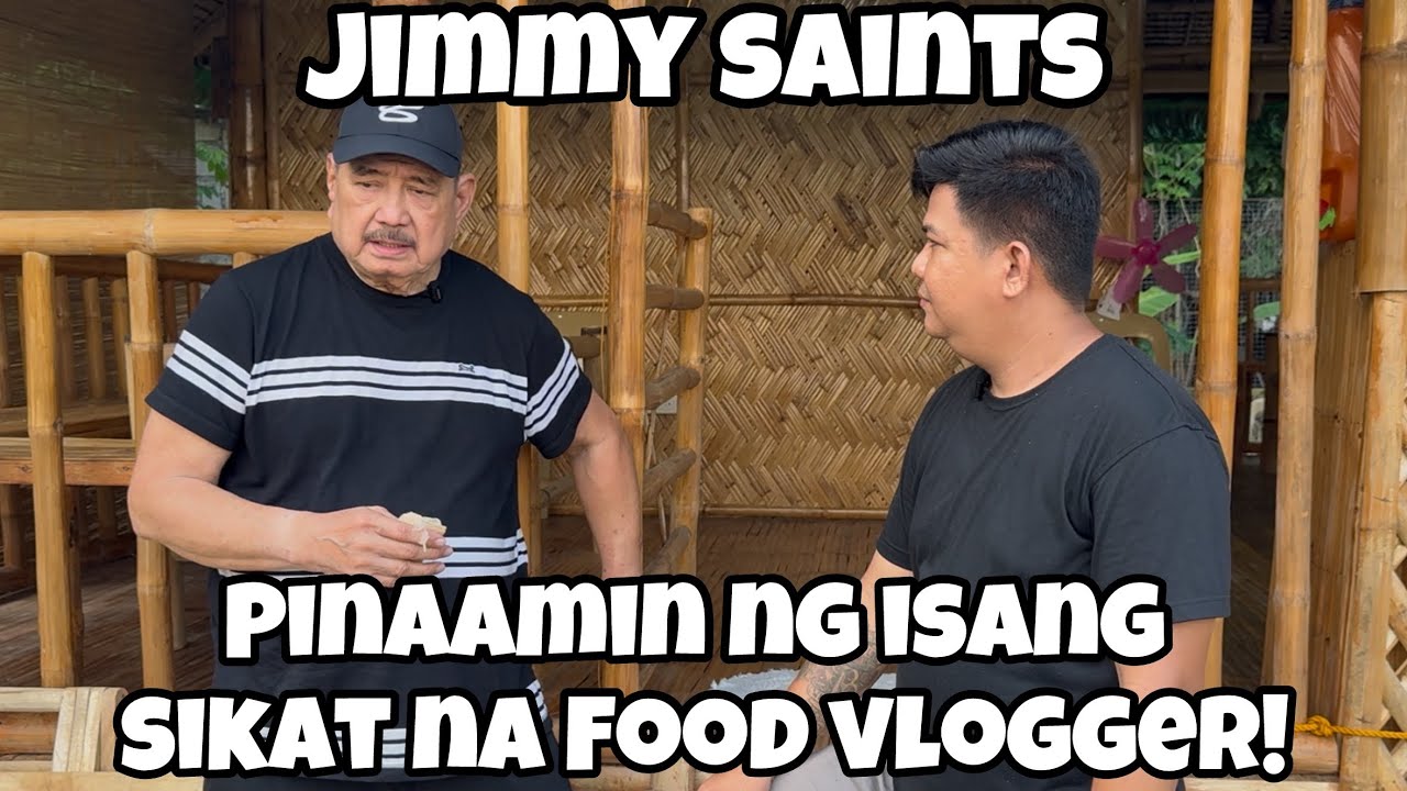 Jimmy Saints pina-amin ng isang sikat na food vlogger