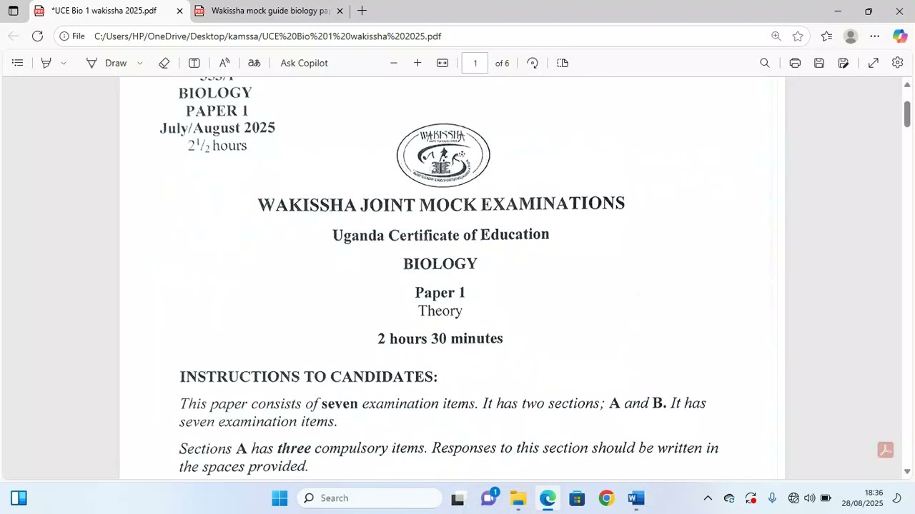 Предлагаемое руководство для работы по биологии в Вакише №1