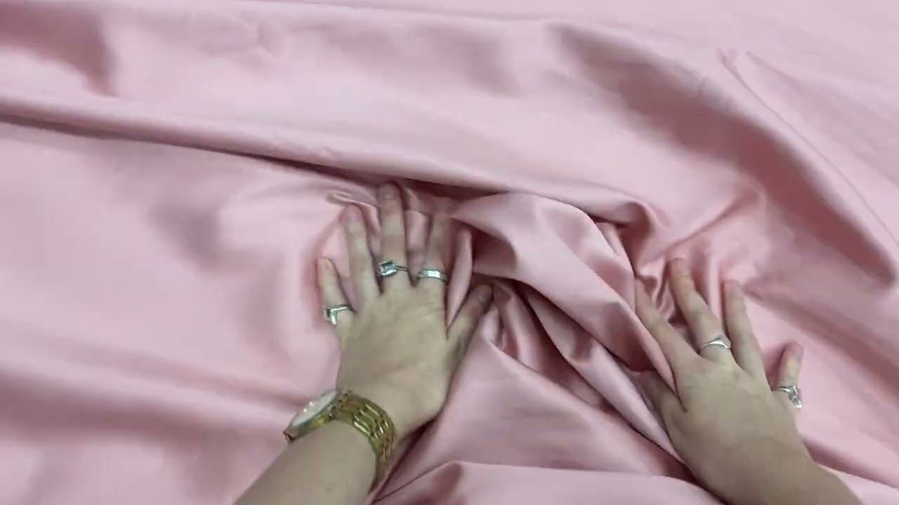 Lustrous Silk Wool Twill Suiting- Rose Pink #12716