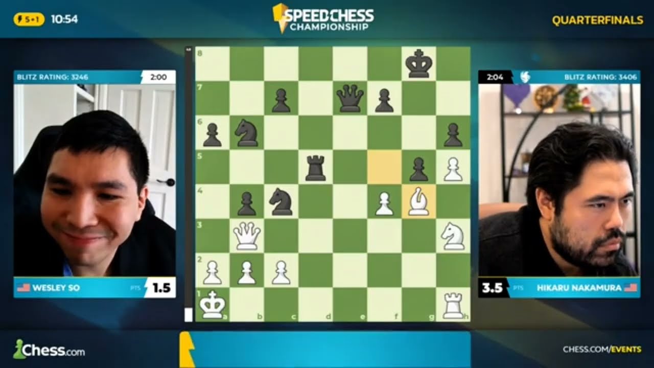Hikaru cooked Wesley So 🤫
