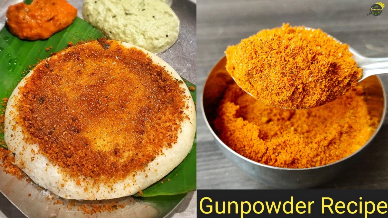 Gunpowder For Masala Dosa | Gunpowder Recipe | How To Make Gun Powder | Dosa Powder | @Cumin Curry