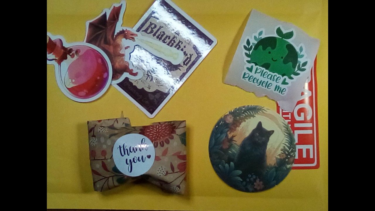 Packing An Order for Susan #ASMR #ASMRsounds #OrderPacking #Dice #Stickers