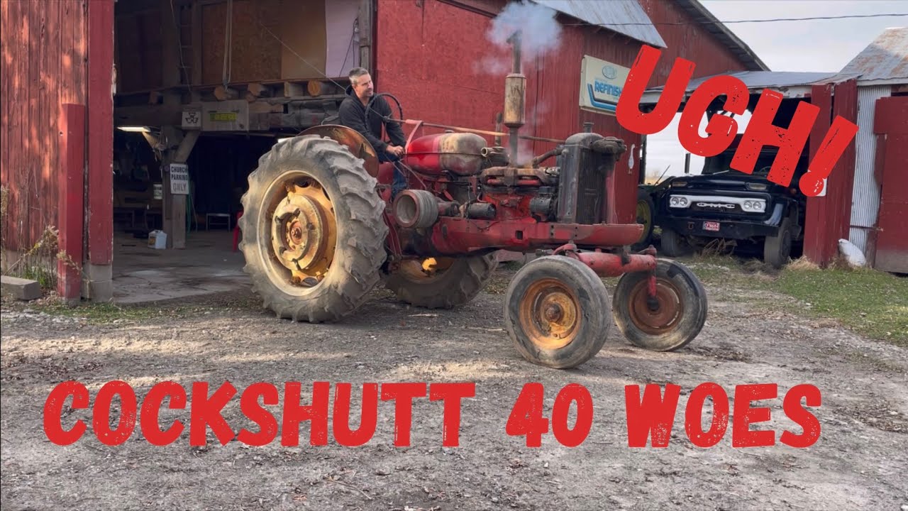 Will it start?  This time around?  Time to finish the Cockshutt 40