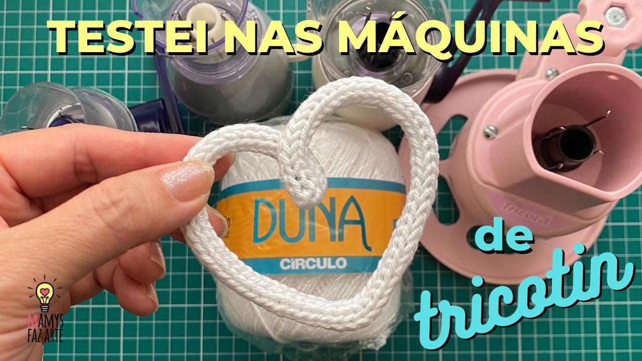 TESTEI LINHA DUNA DA CÍRCULO NAS MÁQUINAS DE TRICOTIN | TEX Alto Será Que Roda na Roxa?