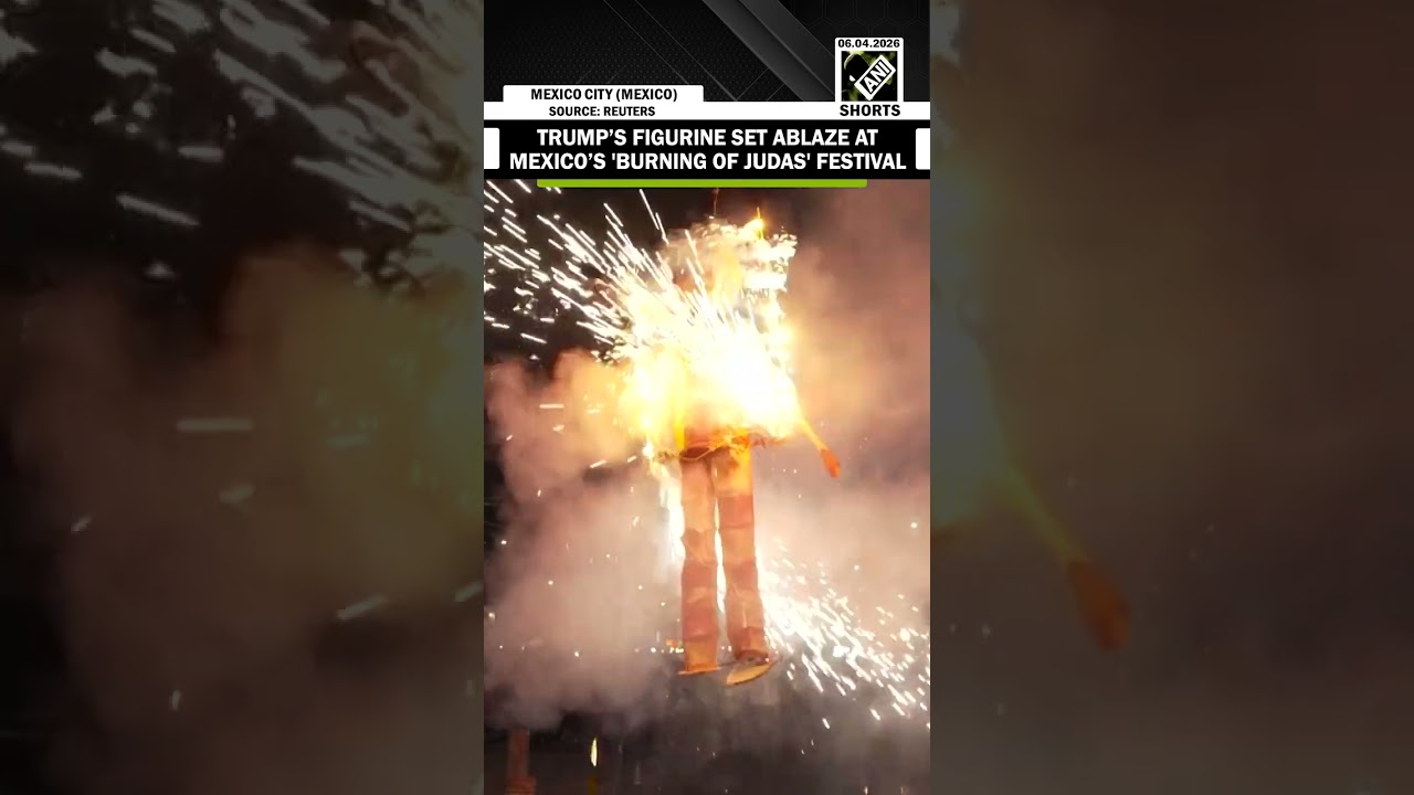 Mexico goes &lsquo;anti-trump&rsquo;, sets alight POTUS&rsquo; figurine at City's 'Burning of Judas' festival