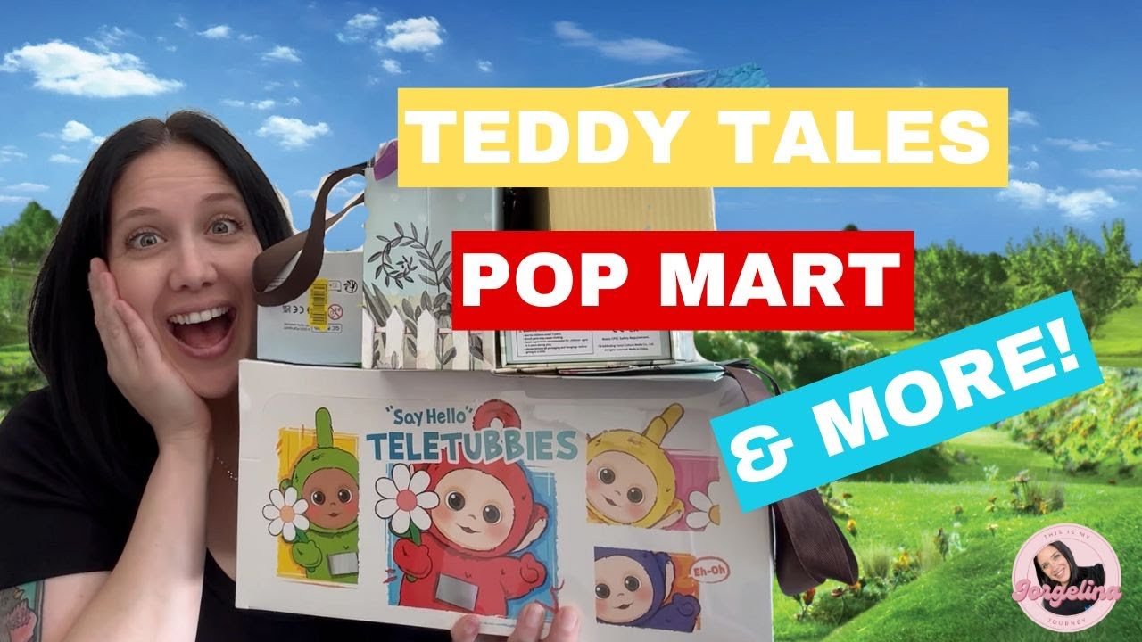 Распаковка огромного амулета 💕 | Pop Mart, Teddy Tales, Teletubbies и многое другое!