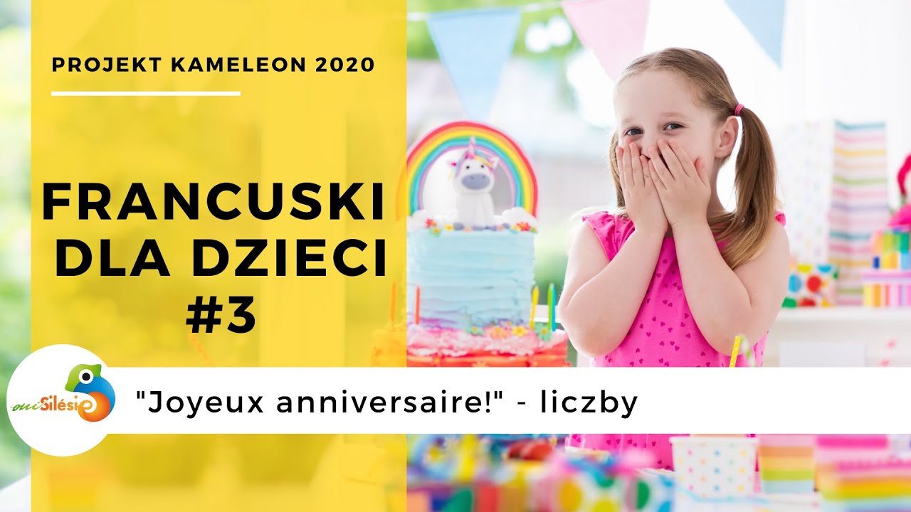 LICZBY PO FRANCUSKU Projekt Kameleon - FRANCUSKI dla DZIECI #3