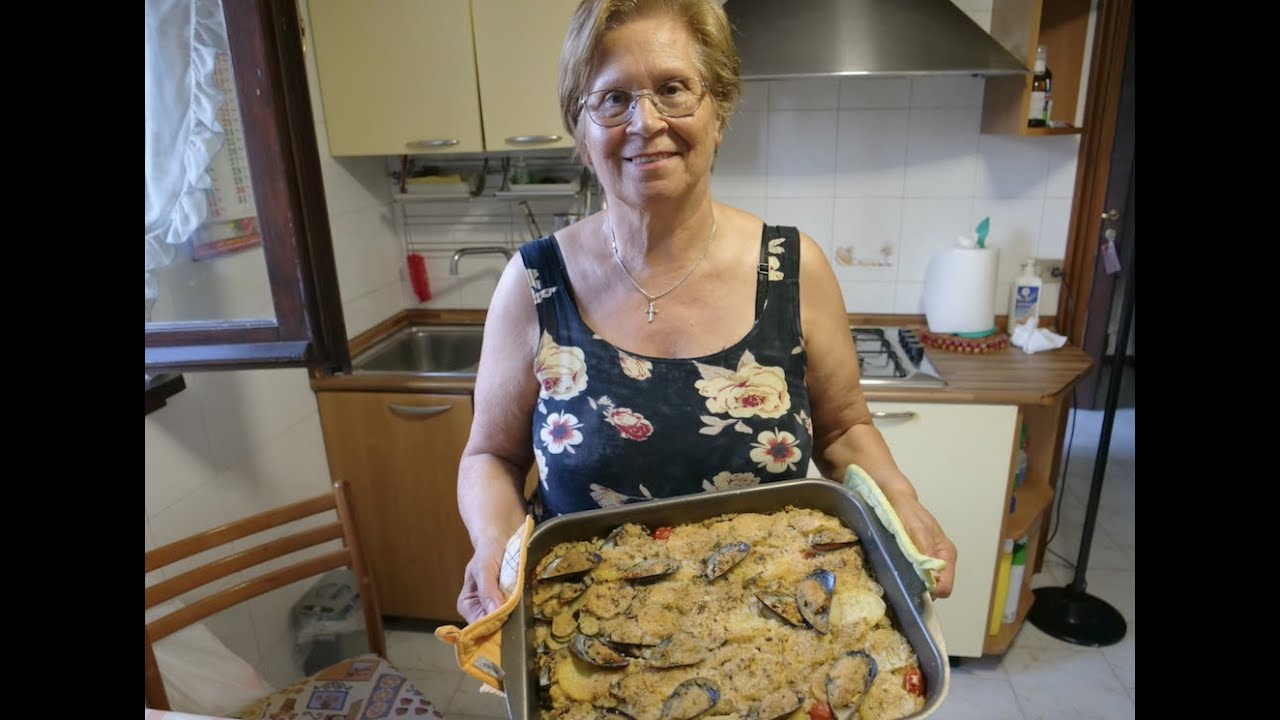 RISO PATATE  E COZZE - RICETTA DELLA NONNA MARIA
