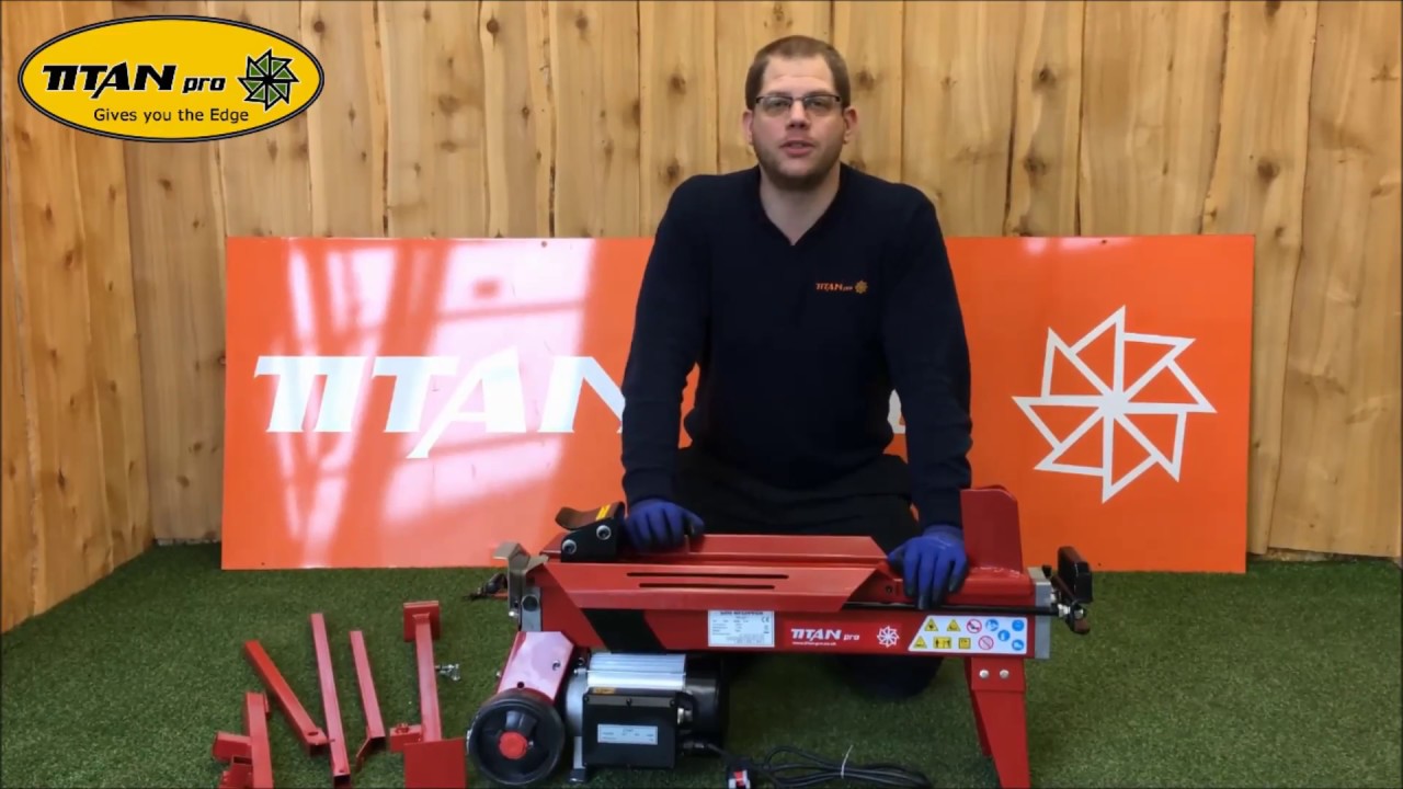 Electric Hydraulic Log Splitter (6 Ton/7 Ton) Stand Assembly - How-To from Titan Pro