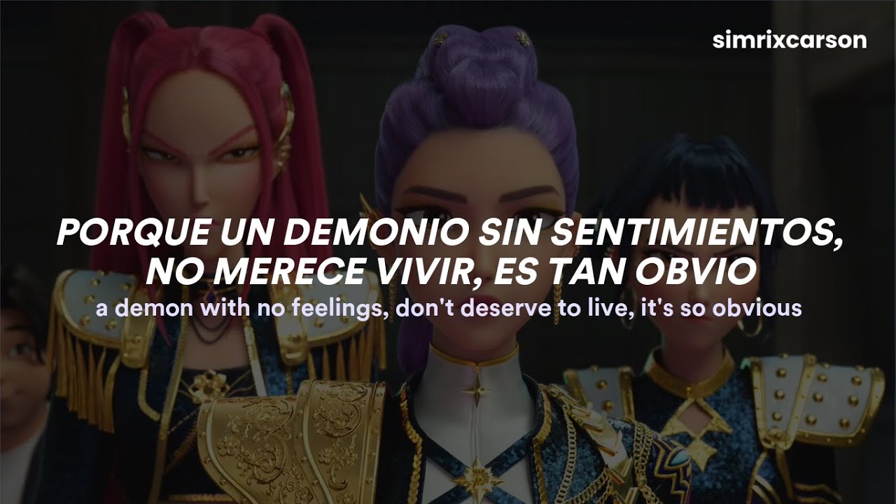 TWICE - TAKEDOWN (KPop Demon Hunters) // Español & Lyrics