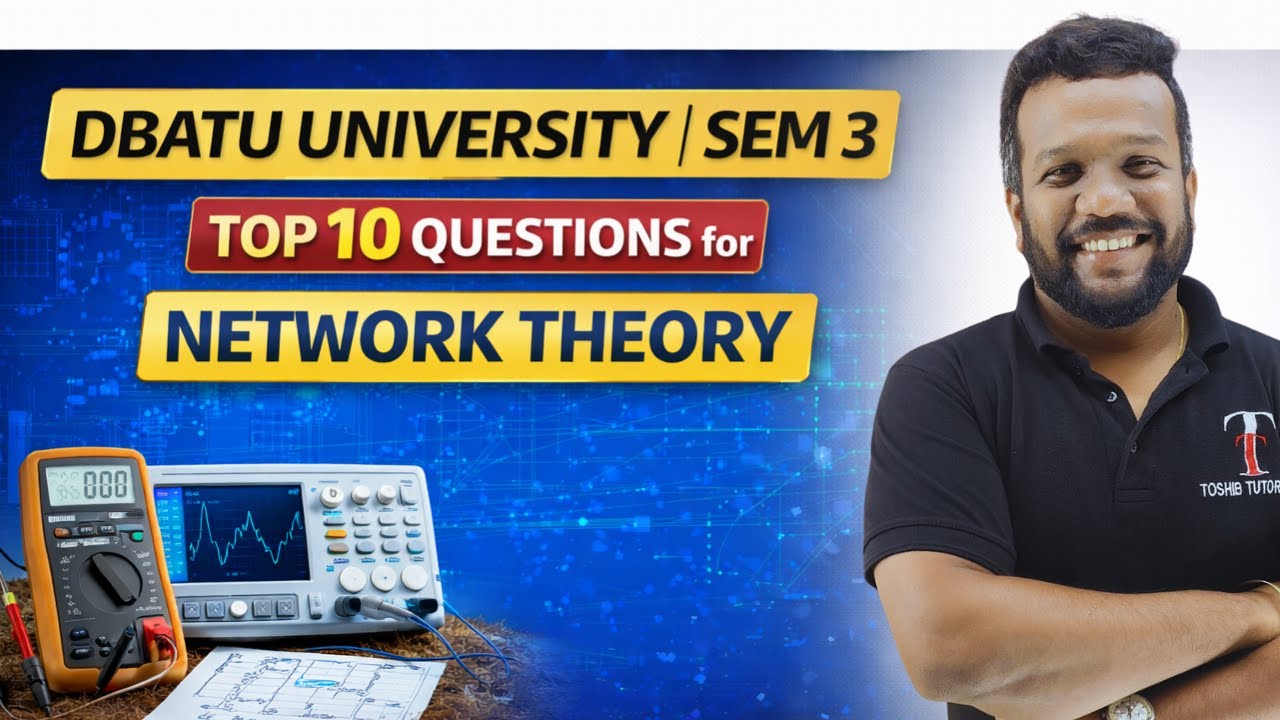 Network Theory DBATU University | Question Bank | Toshib Tutorials