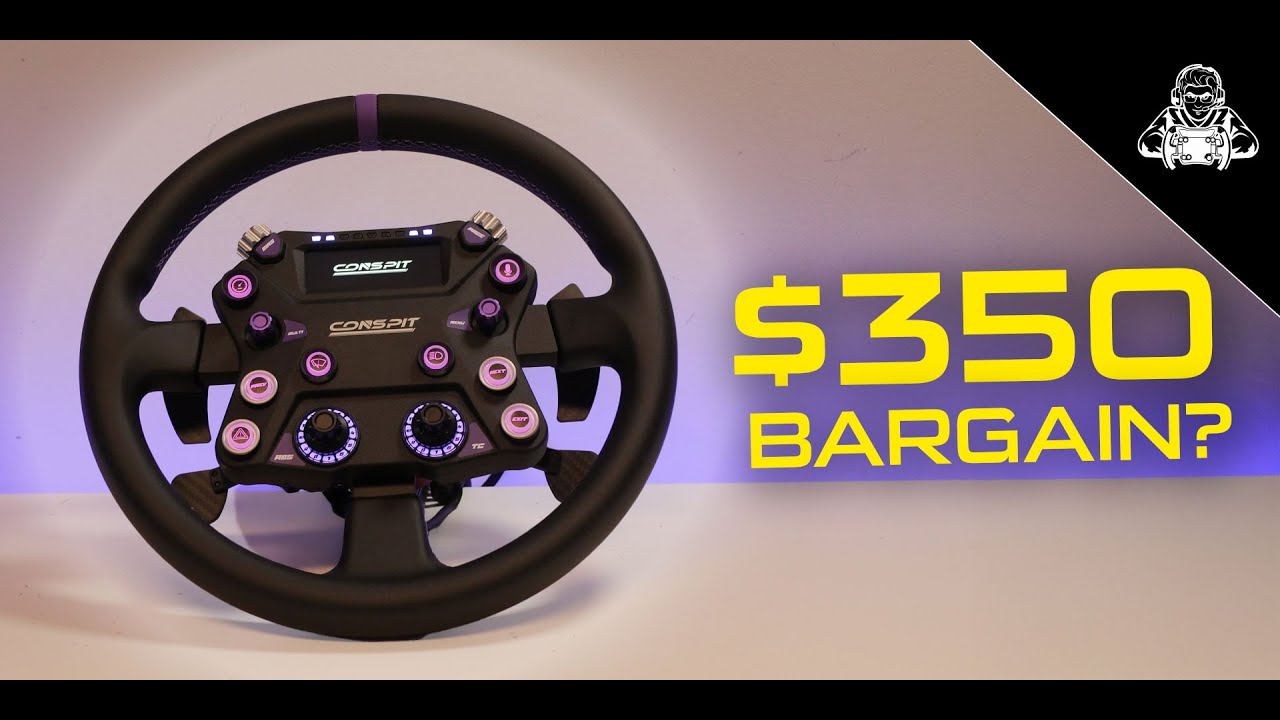 ДЕШЕВЫЙ руль Round Sim Racing - Обзор Conspit Apex 310.