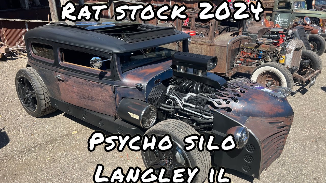 2024 Ratstock car show rat rods Langley IL ep#82