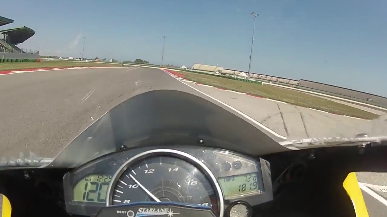 Yamaha R6 On board Misano Circuit Fabietto 24/4/17 Gully Racing