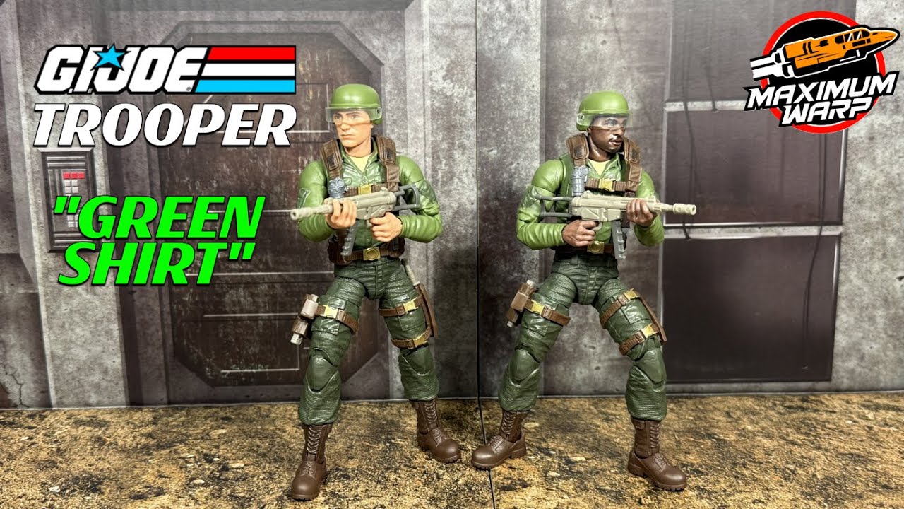 Обзор фигурки GI Joe Classified GI JOE TROOPER (ЗЕЛЕНАЯ РУБАШКА)