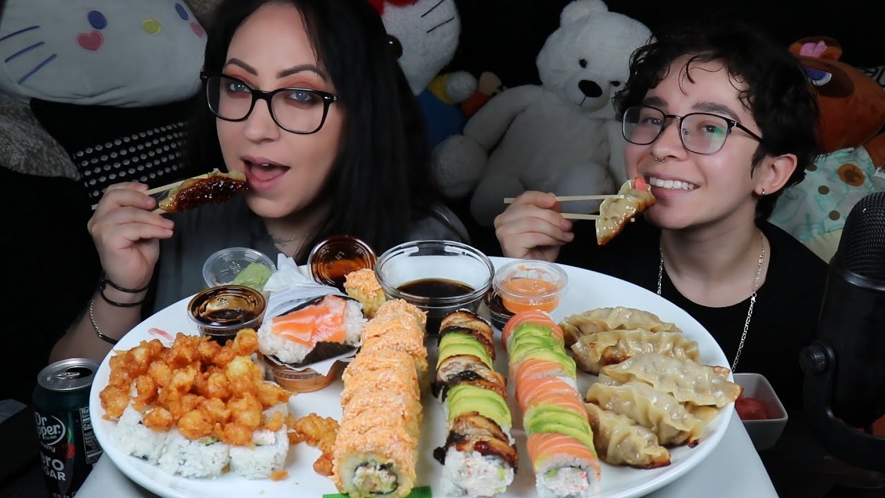Наклейки на суши и кастрюли MUKBANG | КУЛИНАРНОЕ ШОУ