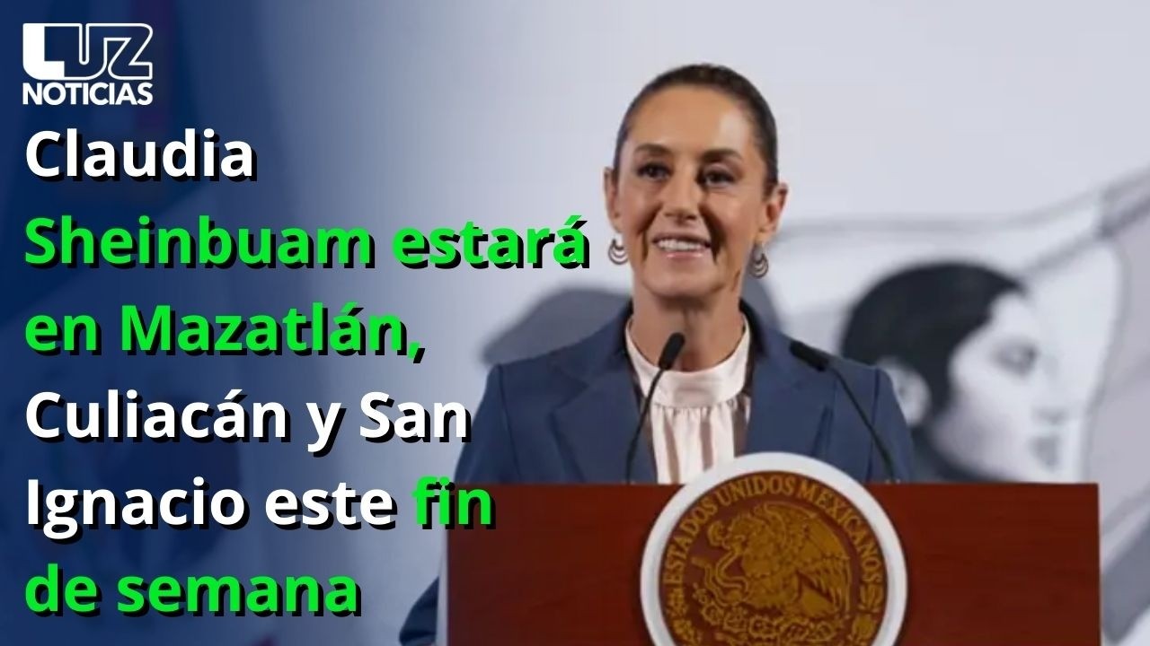 Claudia Sheinbuam estará en Mazatlán, Culiacán y San Ignacio este fin de semana