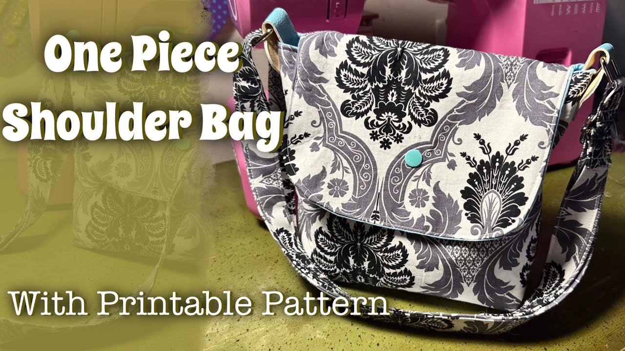 One Piece Shoulder Bag With Printable Pattern