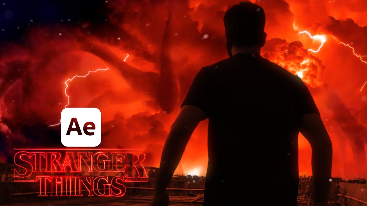 Stranger Things VFX after effects Tutorial