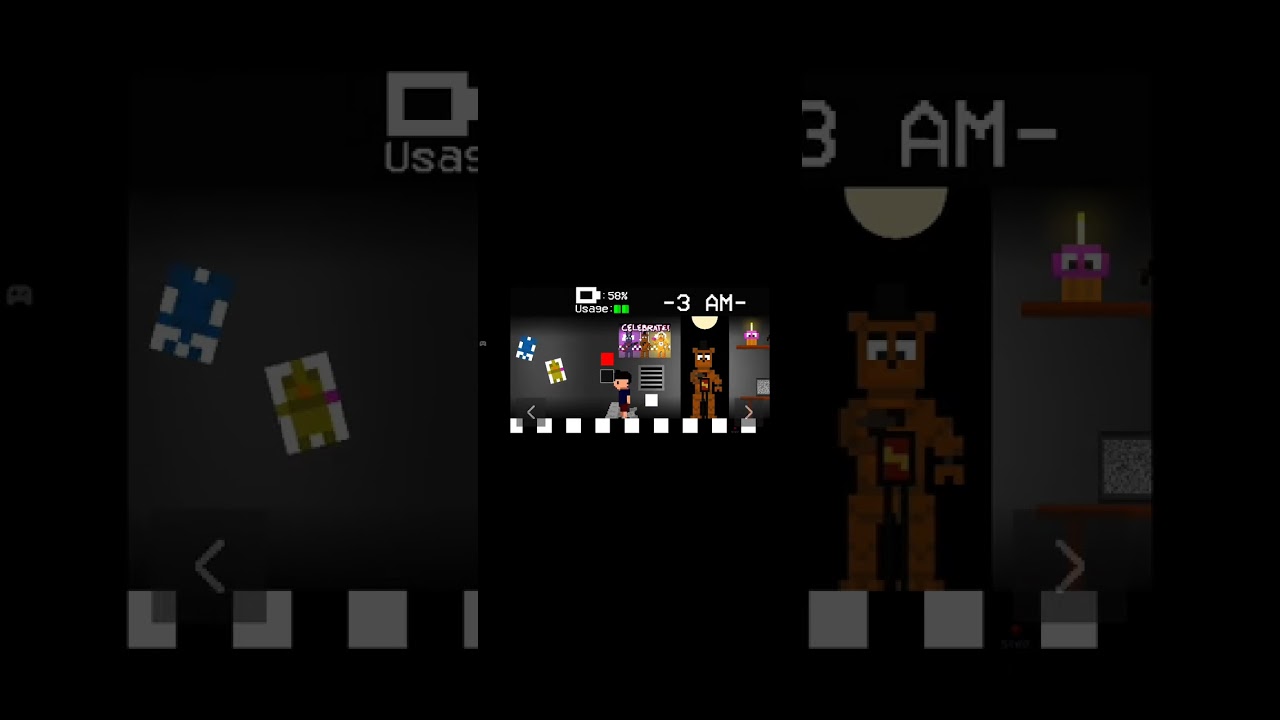 Five nights at Freddy's pero en 2d 