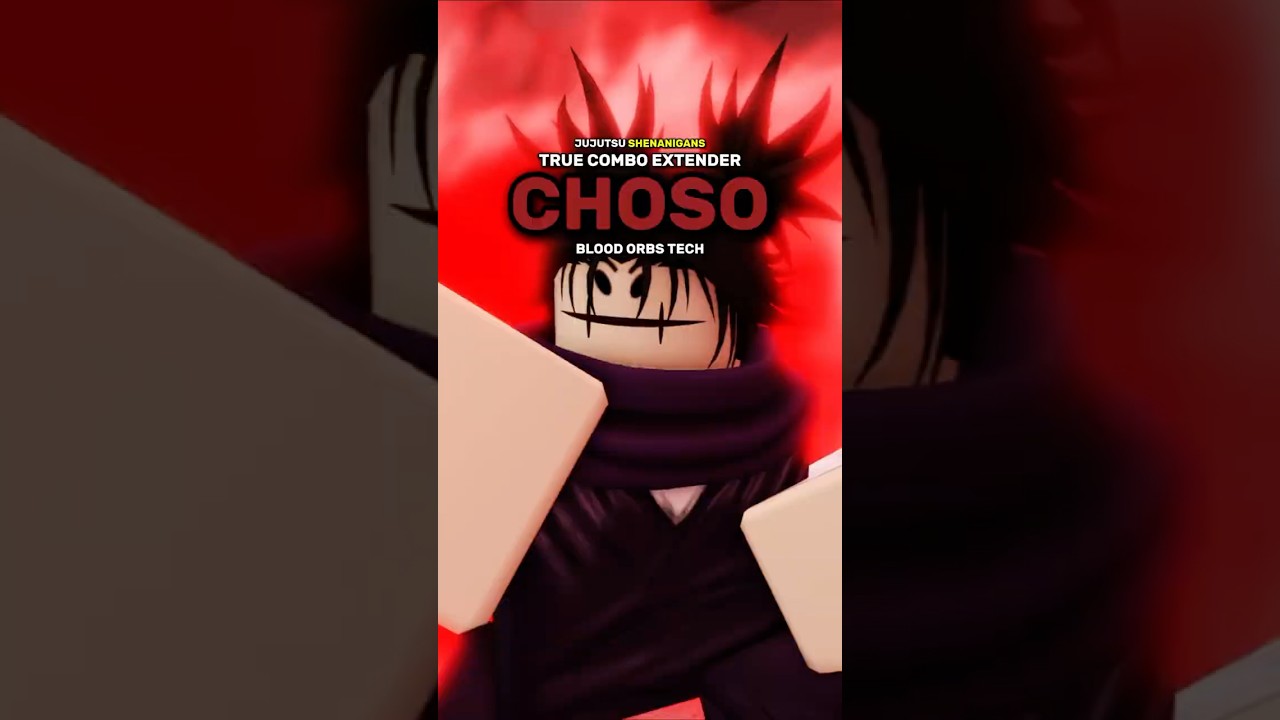 Jujutsu Shenanigans Choso True Combo Extender Blood Orbs Tech #jujutsushenanigans #roblox