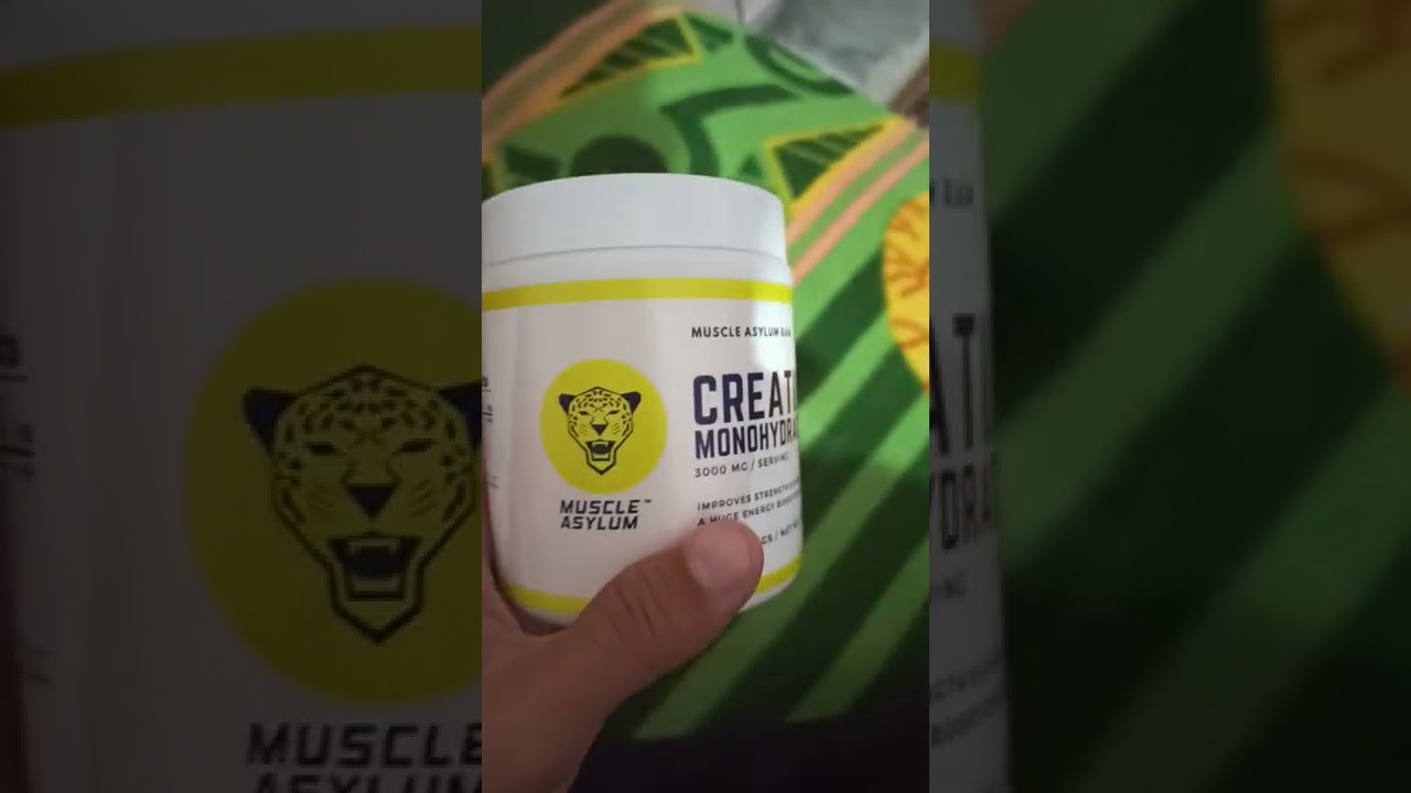 Muscle asylum creatine monohydrate 83serving #creatine #gym
