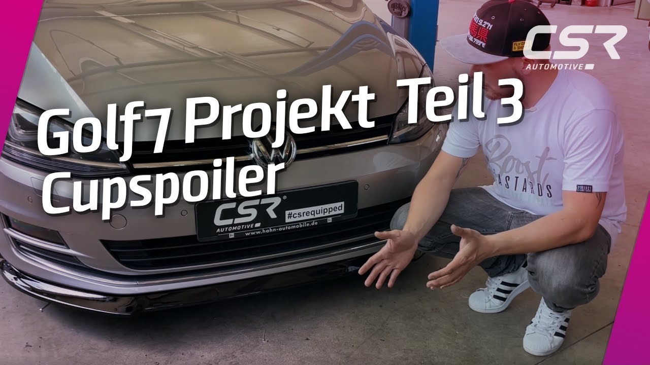 Golf 7 Tuningprojekt Teil 3 - Frontspoiler