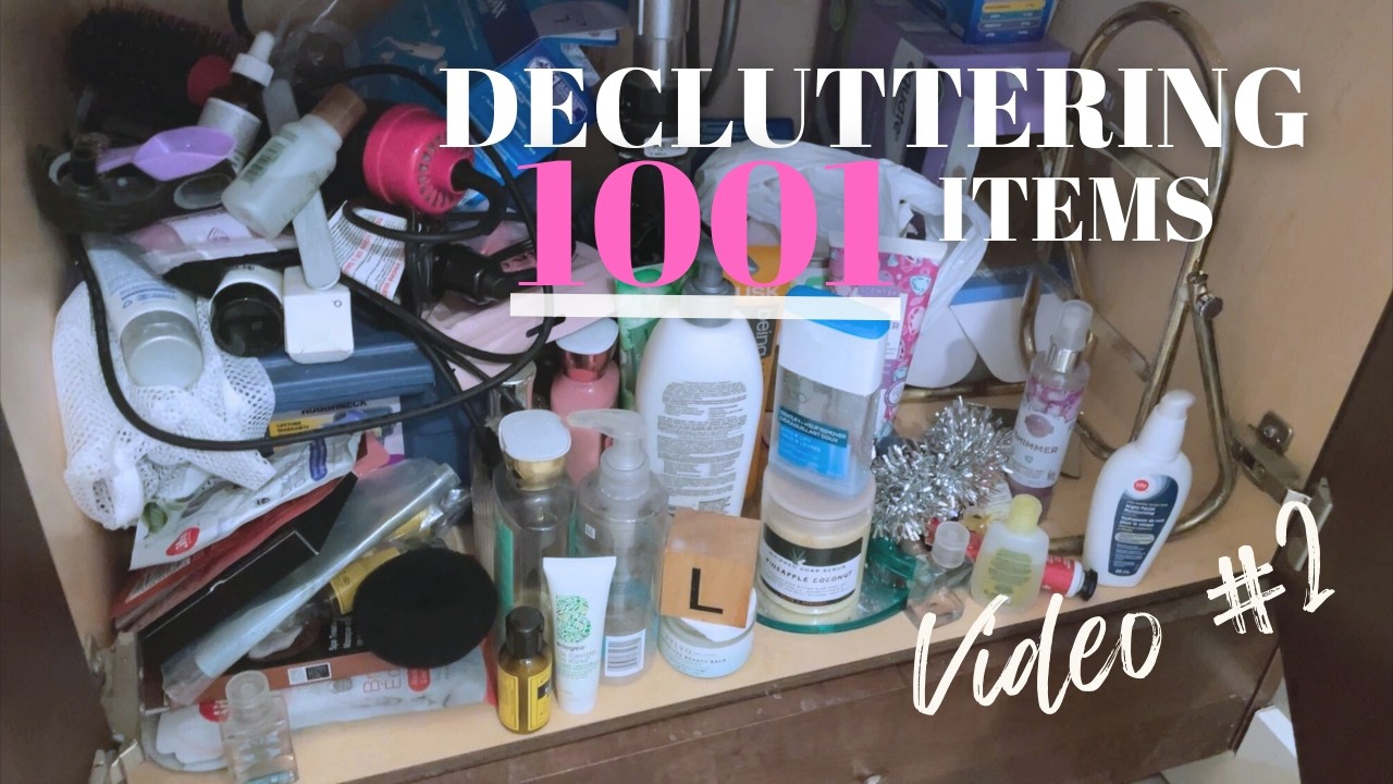 Kitchen & Bathroom Purge! Decluttering 1001 Things in December
