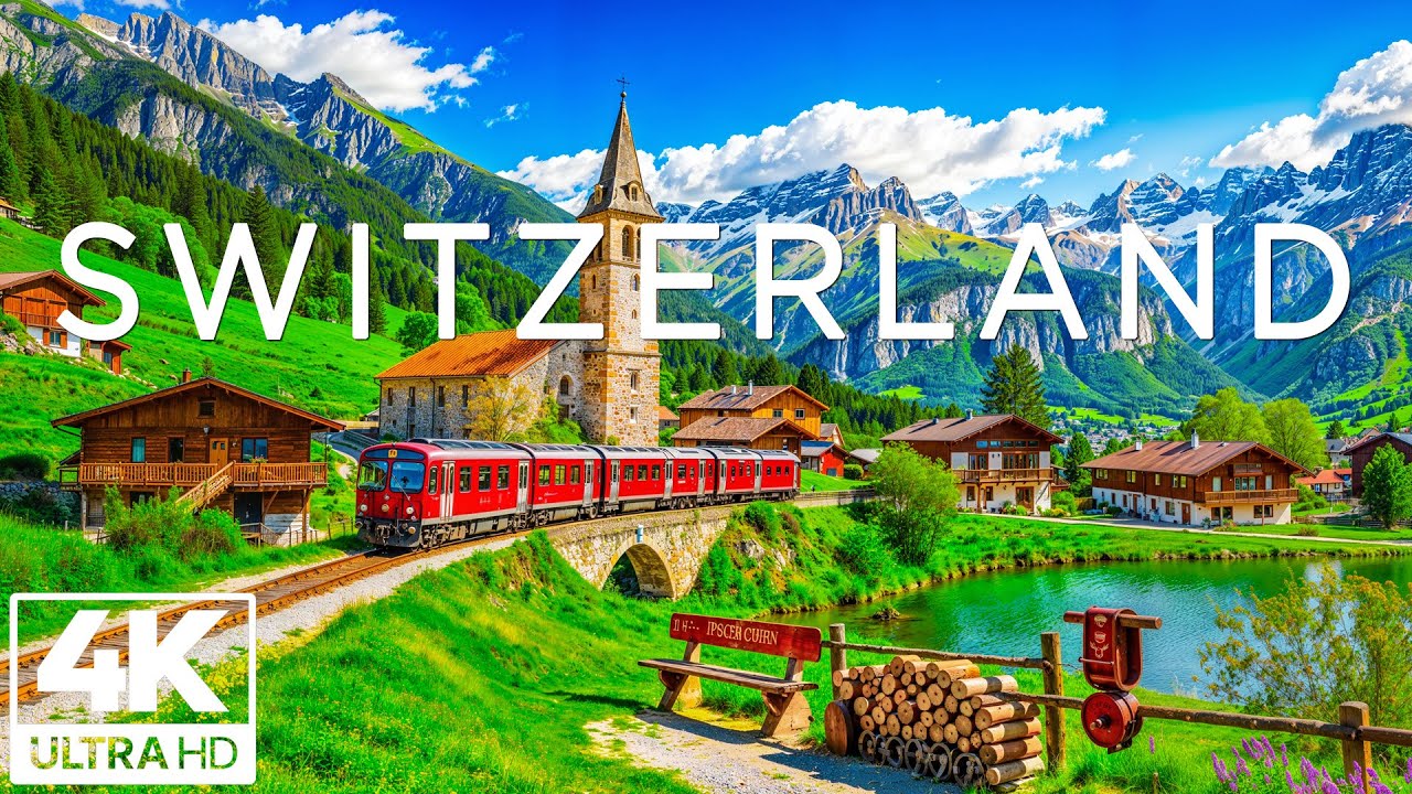 Switzerland 4K | Timeless Alpine Majesty – Towering Peaks, Glaciers & Iconic Mountain Light