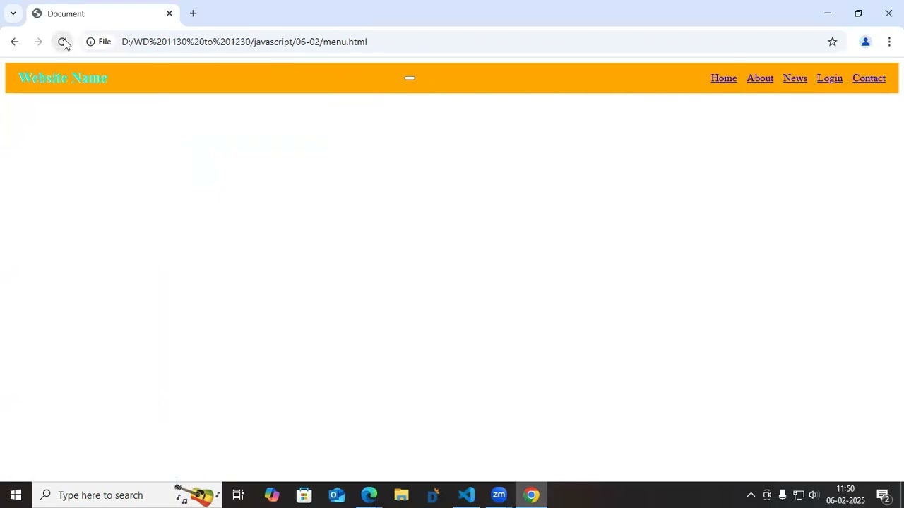 Responsive menu, AddEventListener() method,RemoveEventListener() method in javascript