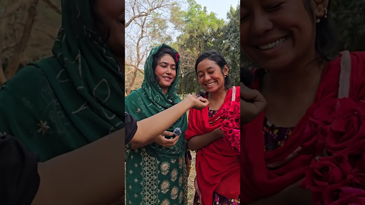 বৃষ্টি কে নিয়ে গান করছে তারই এলাকার মেয়ে 