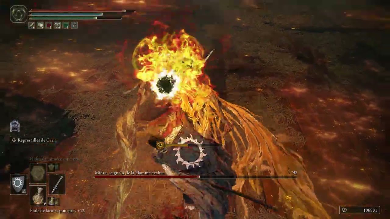 Hellivar vs Midra, seigneur de la Flamme exaltée