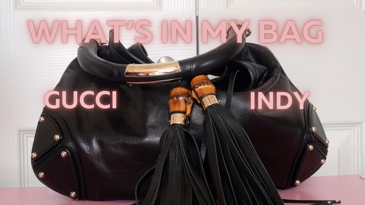 What's In My Bag | Vintage Gucci Indy
