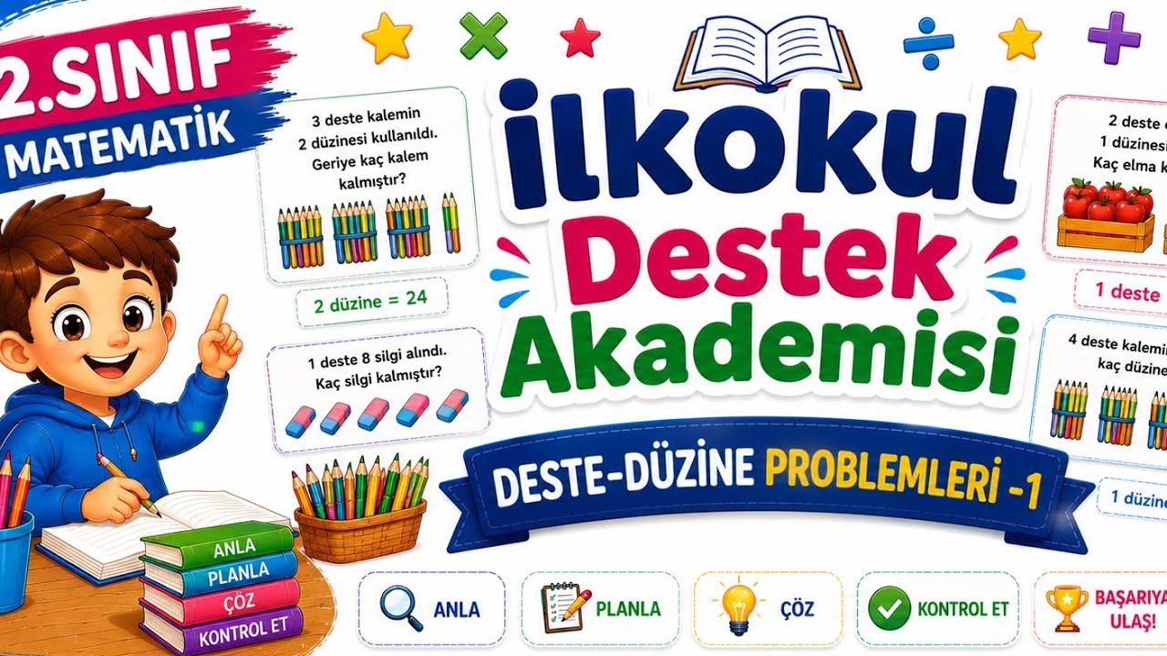 2.Sınıf Matematik Deste-Düzine Problemleri-1