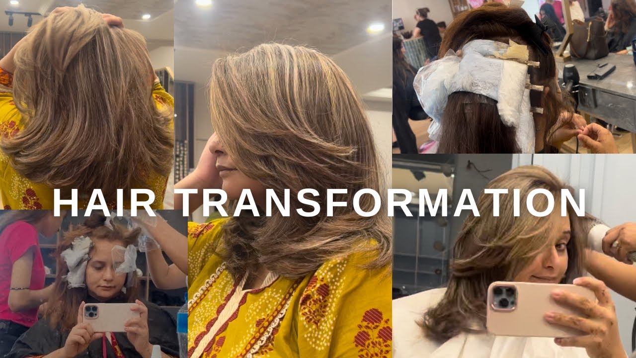 HAIR TRANSFORMATION | Pearl Blonde Hair Highlights
