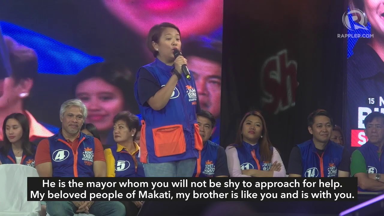 Binay siblings band together vs reelection bid of sister Abby