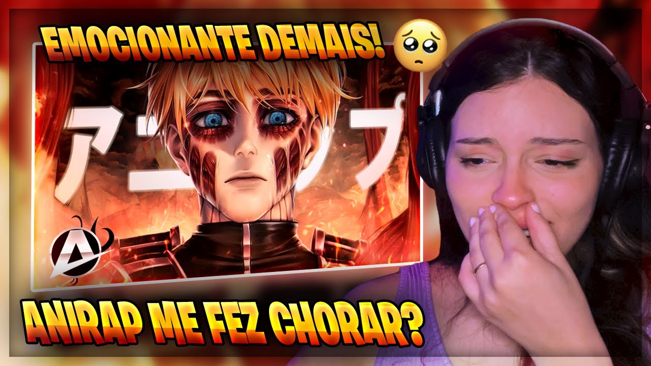 ♪ Armin | Colossal | AniRap - [REACT/ AN&Aacute;LISE]