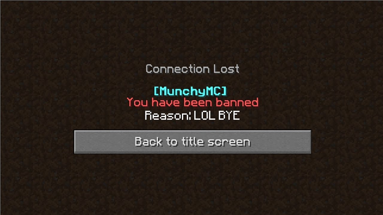 BadBoyHalo  just griefed my server… guess I deserve this