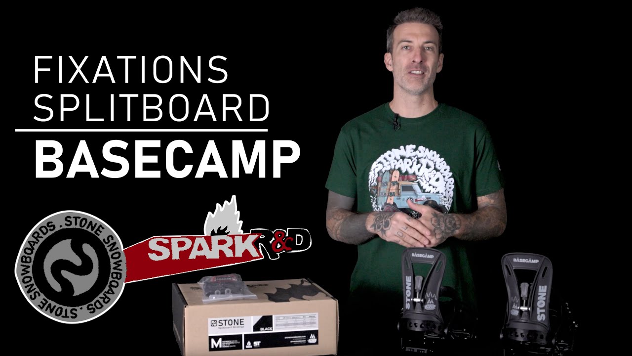 Présentation fixations splitboard Basecamp Spark x Stone Snowboards