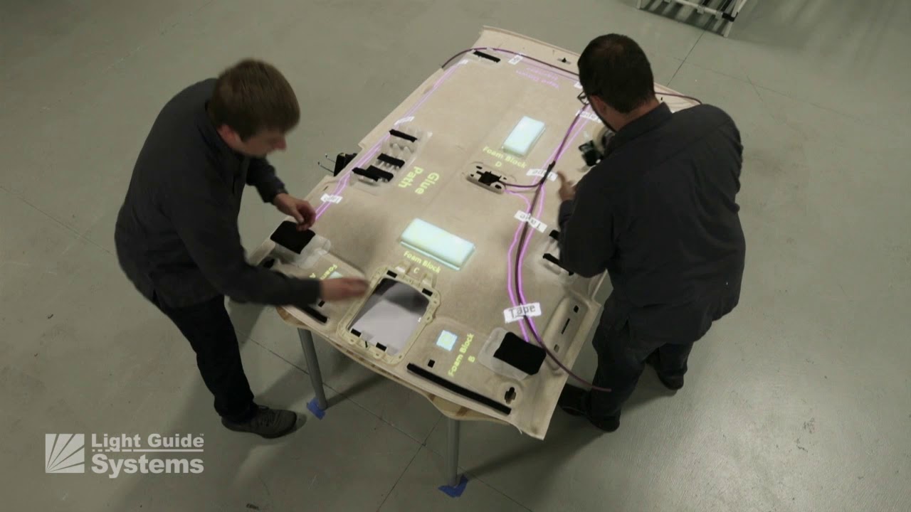 Headliner Assembly Guided by Augmented Reality