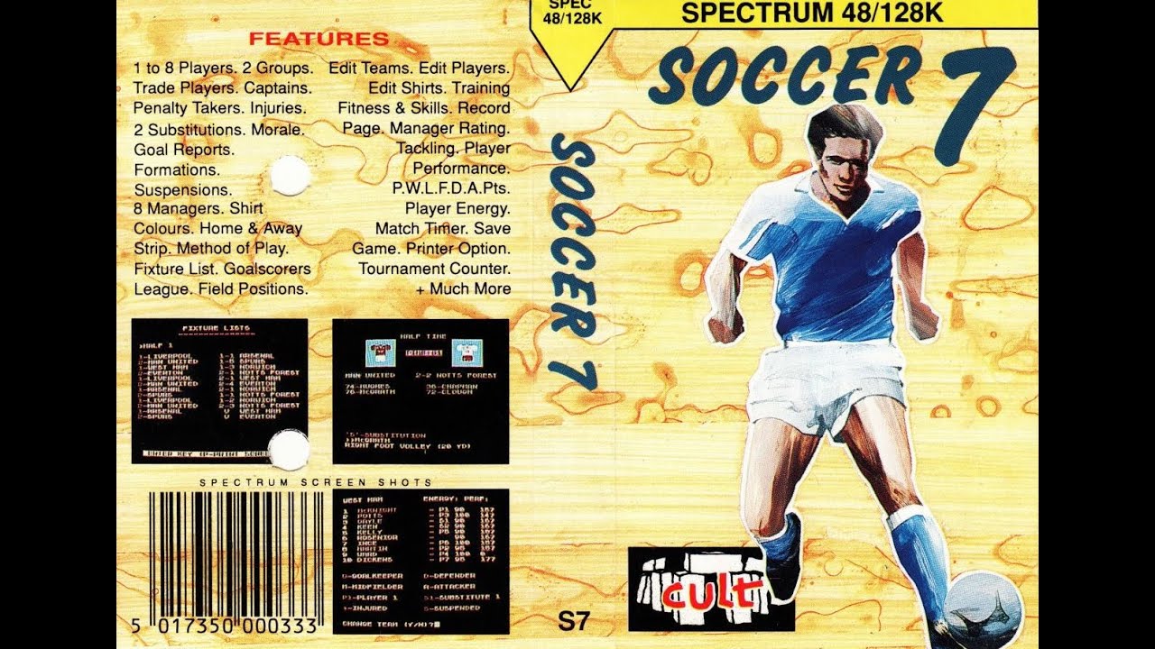 Retro Gaming Ep 85: Soccer 7  (ZX Spectrum 48k 1989)