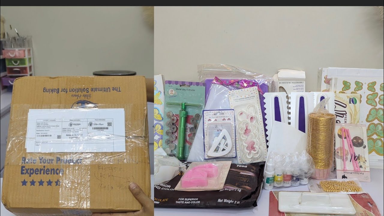 unboxing baking tools//bake house bad expedience🥺//12000 hazar ka itna sa saman