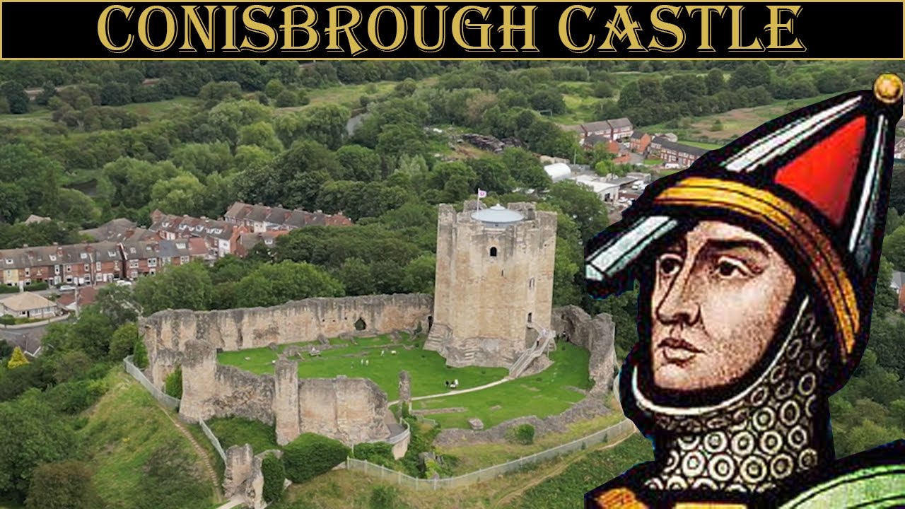 Conisbrough Castle | Walking Tour | Drone Footage | 4K | @HistorySeeking