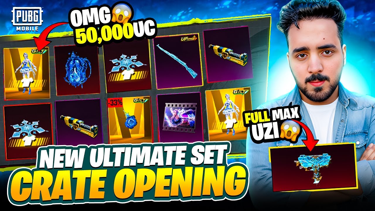 NEW YEAR FIRST ULTIMATE SPIN | LEVEL 8 UZI & GLACIER Kar98K