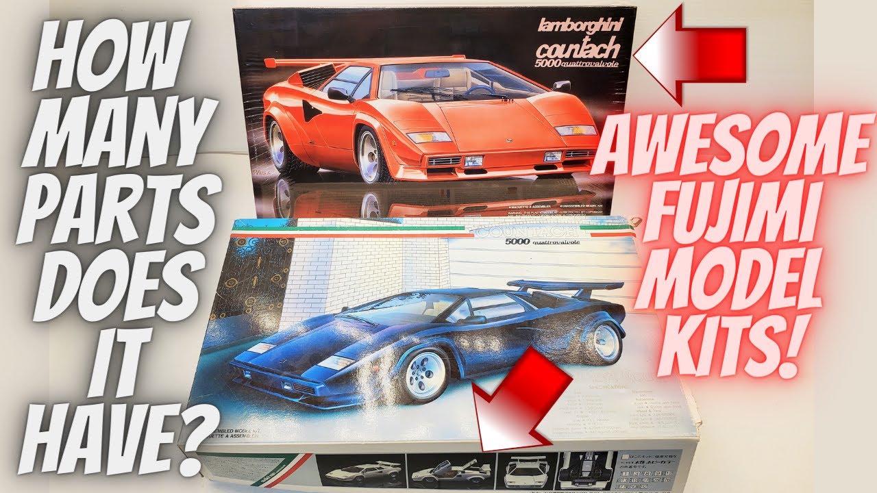 Комплект модели Fujimi Lamborghini Countach 5000 Quattrovalvole 1:24