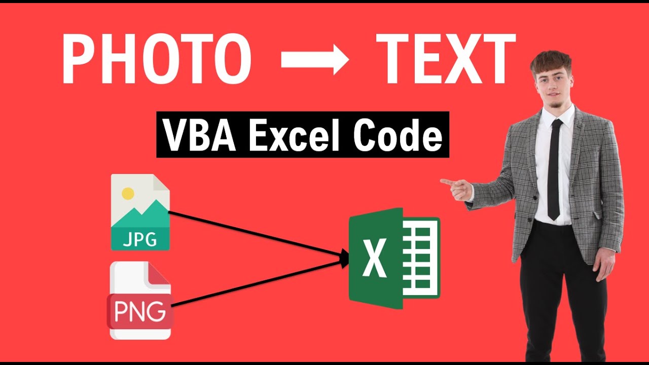 how to extract text from images using excel vba with Tesseract OCR - 99Excel.Com