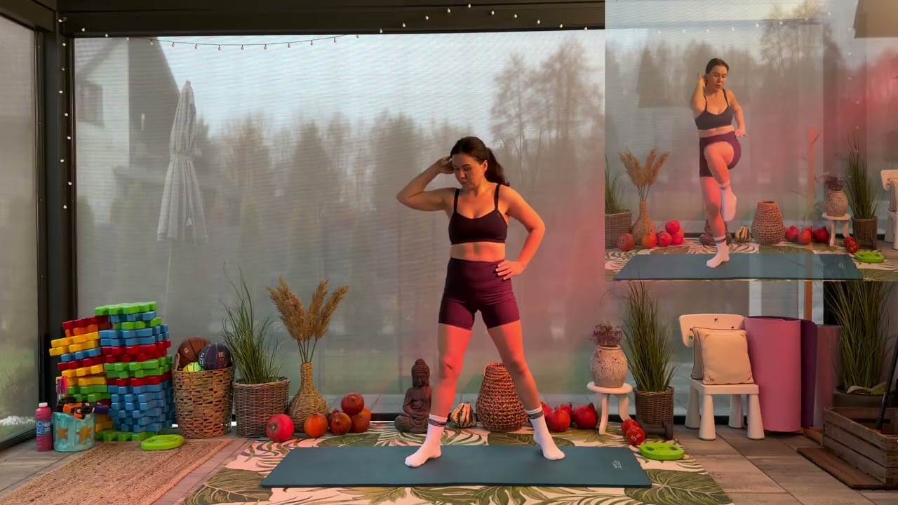 @FatLarwa Ćwiczenia 10 minut Całe Ciało  Brzuch Nogi Tabata Pilates Fitness