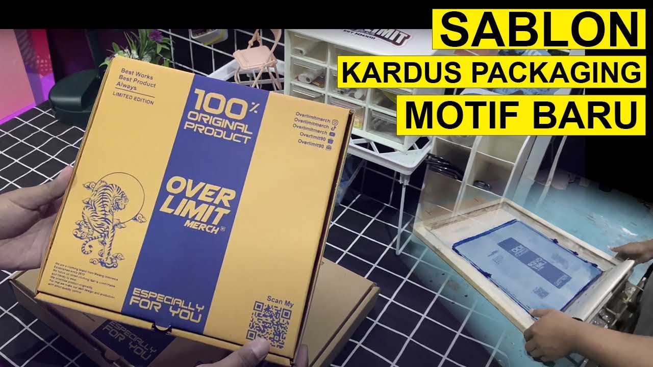 Cara mudah Sablon Box Packing Seperti ini!! | Edisi Produksi (Eps.22)