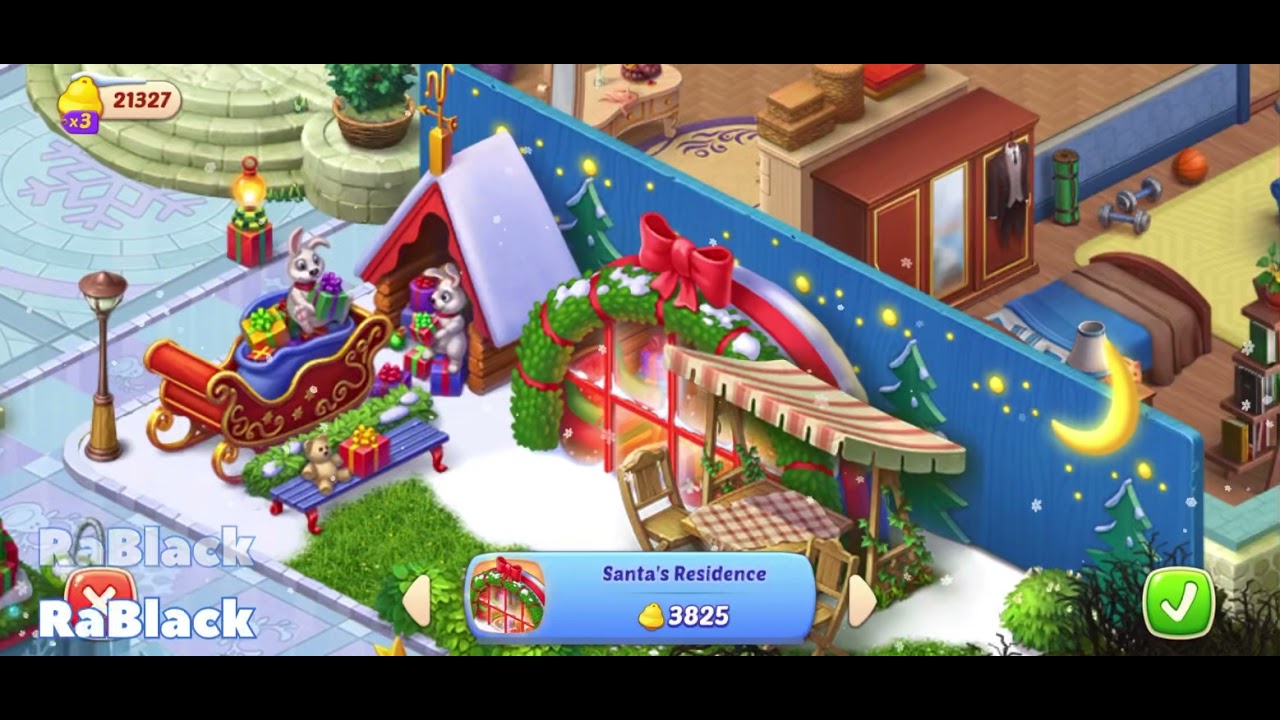 Homescapes Game -Full Christmas DECO