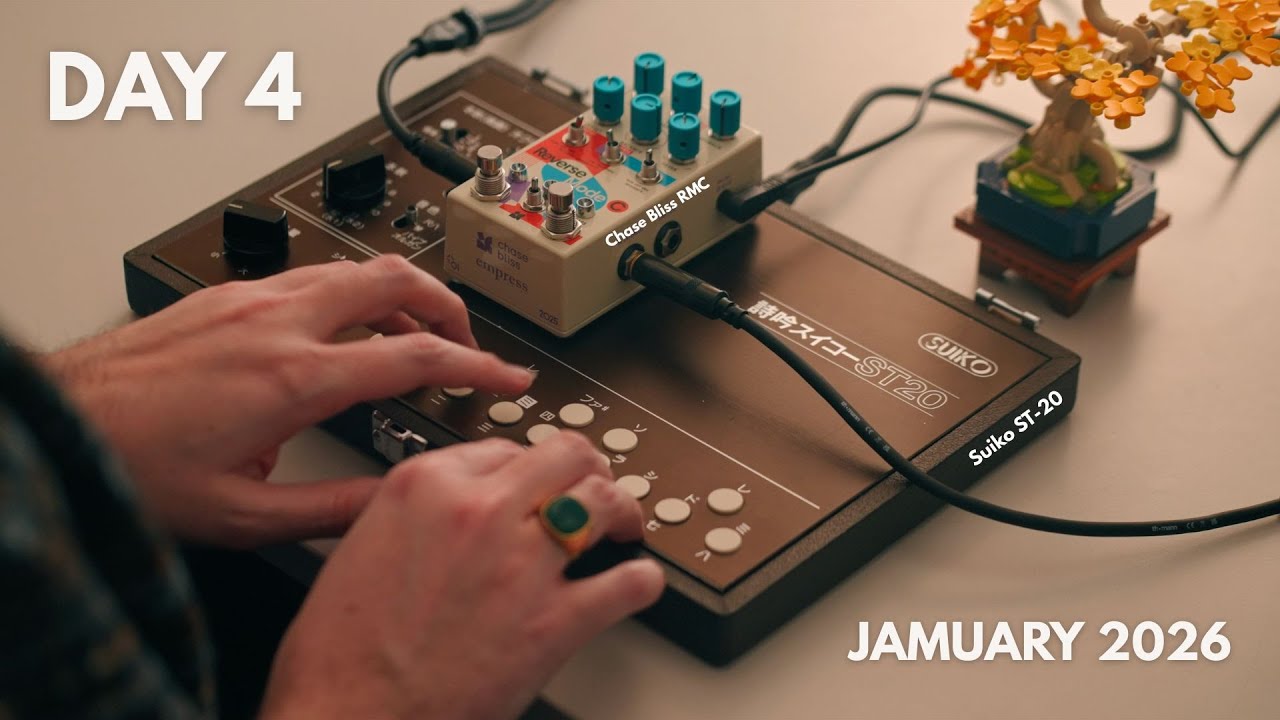 Suiko ST-20 + Chase Bliss Reverse Mode C // DAY 4 #jamuary2026